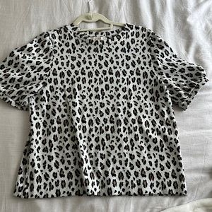 LOFT knit print top